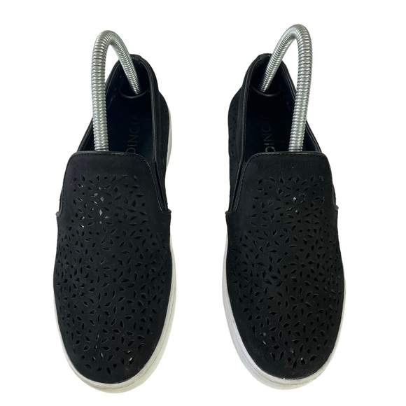 Vionic Midi Perforated Leather Slip On Sneaker Shoes Black Womens‎ Size 7 - Picture 4 of 12